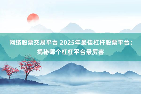 网络股票交易平台 2025年最佳杠杆股票平台：揭秘哪个杠杠平台最厉害