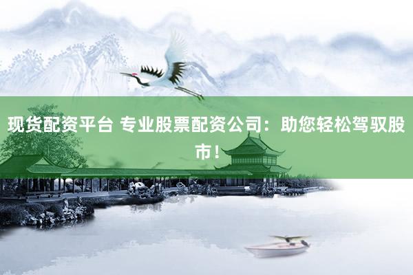 现货配资平台 专业股票配资公司:助您轻松驾驭股市!